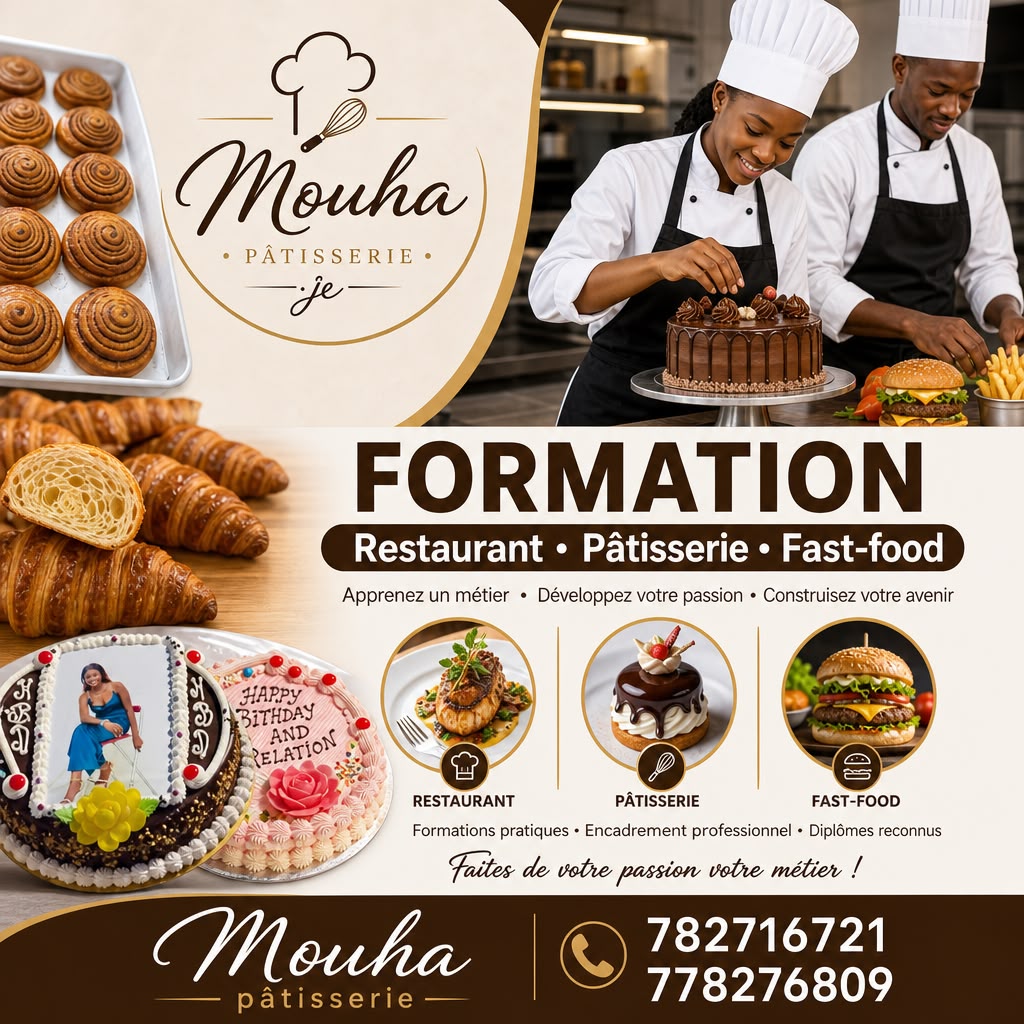 Formations : restauration, pâtisserie et fast-food
